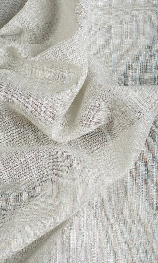 Plain Sheer Fabric Blinds (Light Grey)