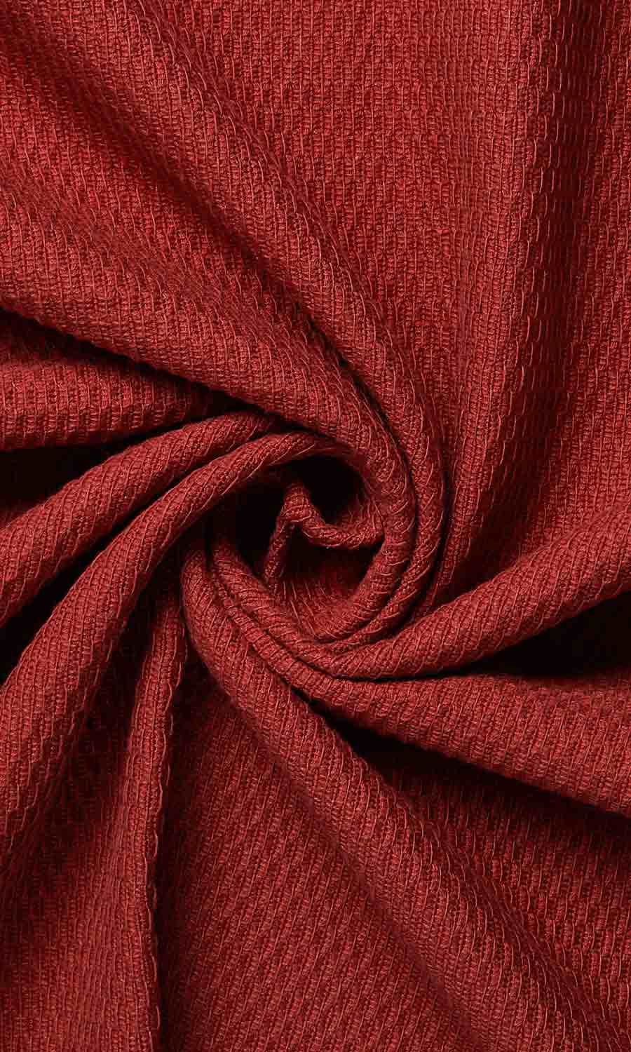 Cotton Flat, Plain, Fake, Faux, European Relaxed Roman Blinds (Red/ Orange)