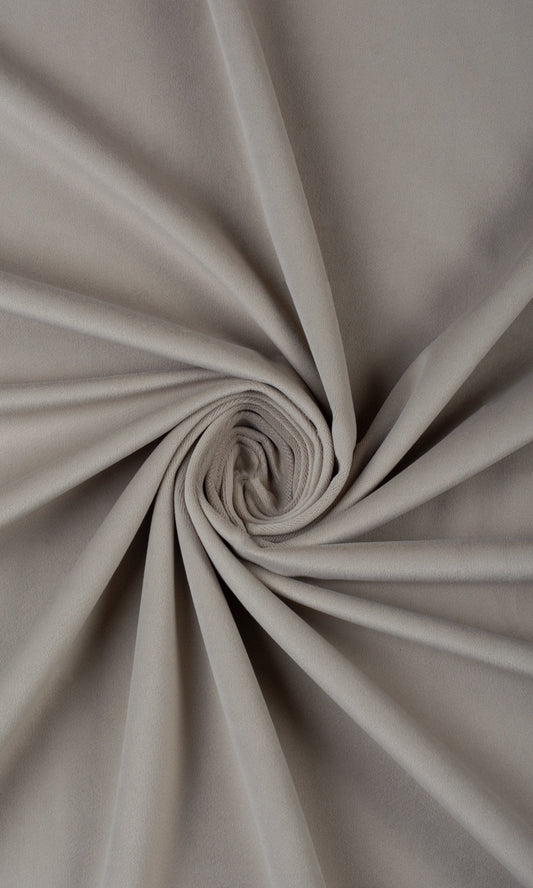 Velvet Home Décor Fabric By the Metre (Greige)