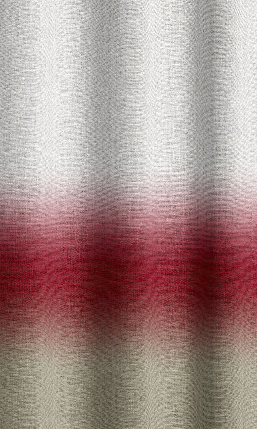 3-Tone Ombre Home Textile Fabric Material Sample (Red/ Stone Grey)