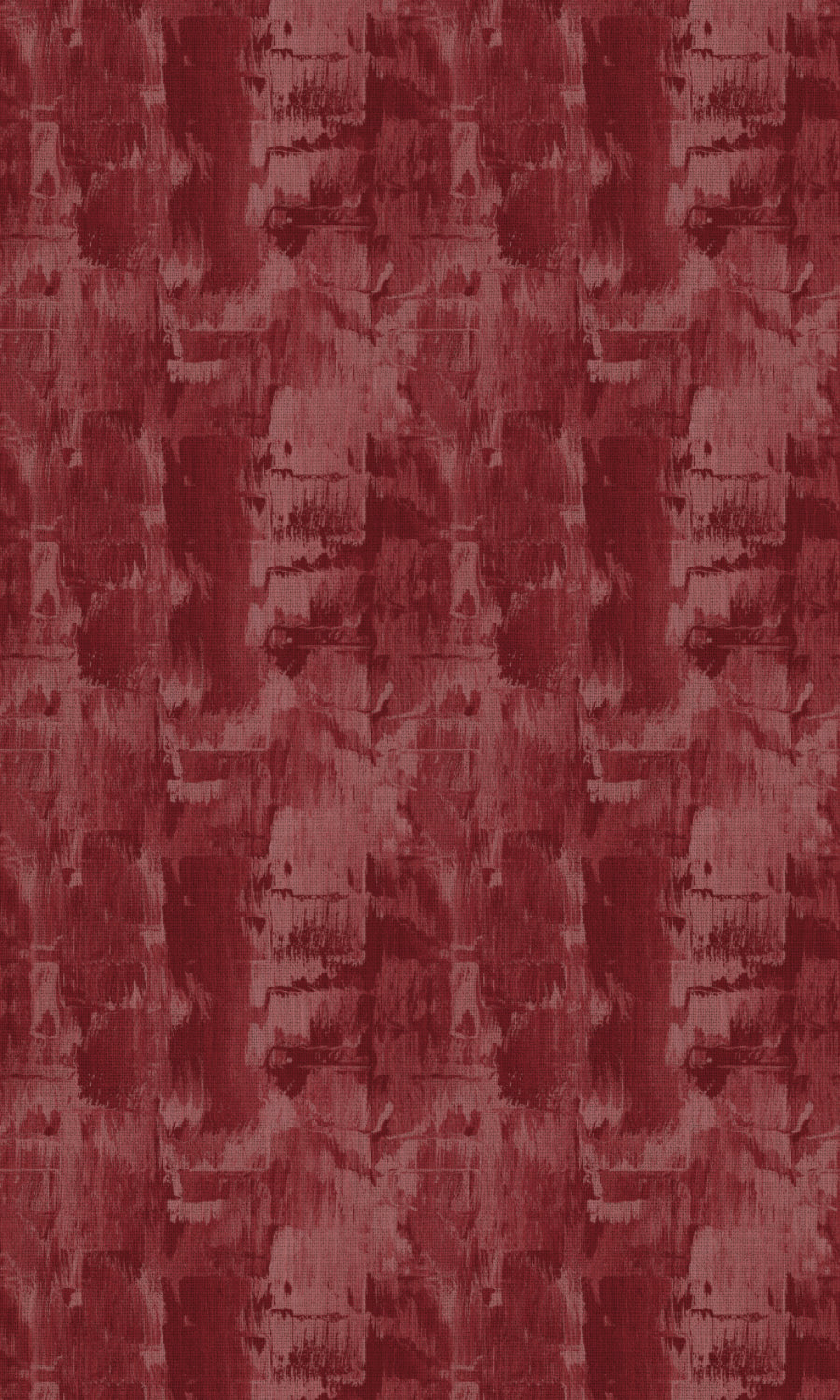 Watercolor Effect Striped Free Fabric Material Sample (Red)
