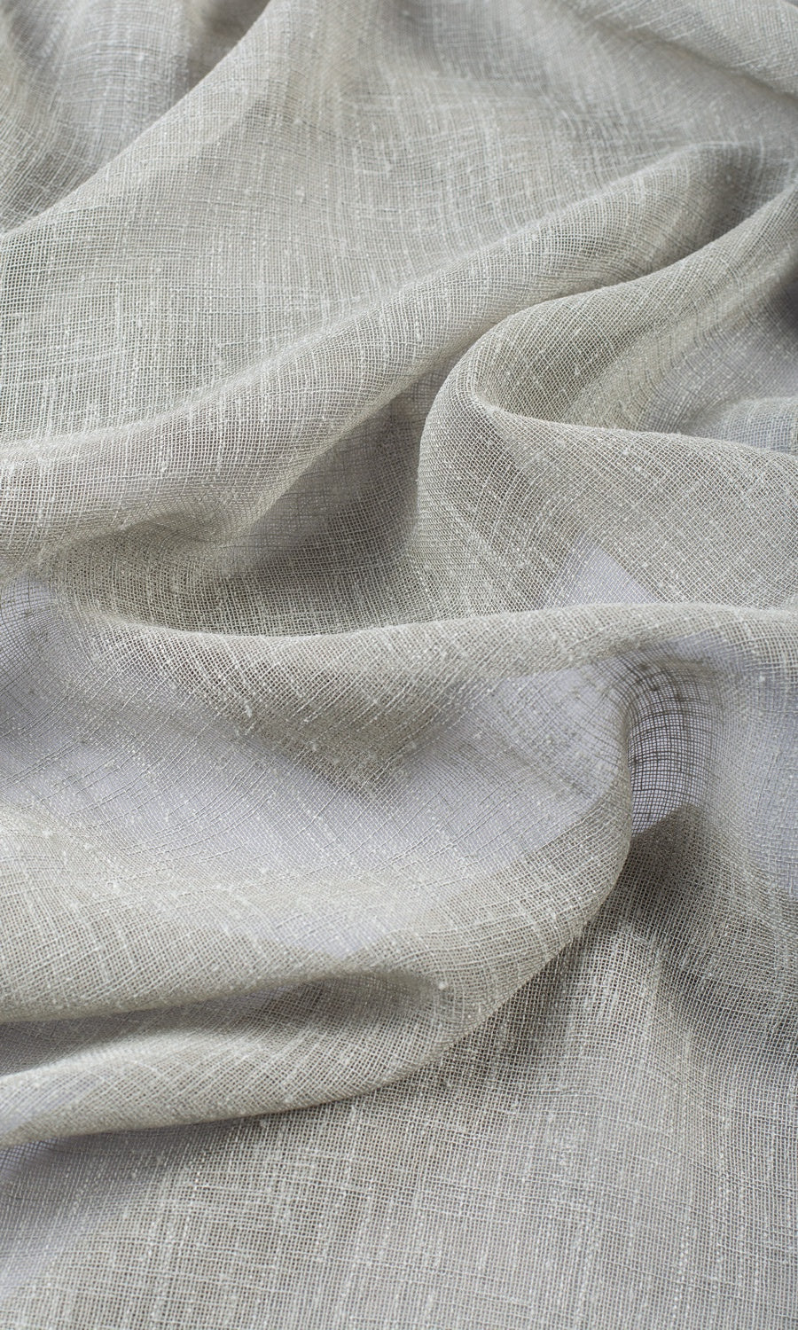 Textured Sheer Roman Blinds (Dove Grey)