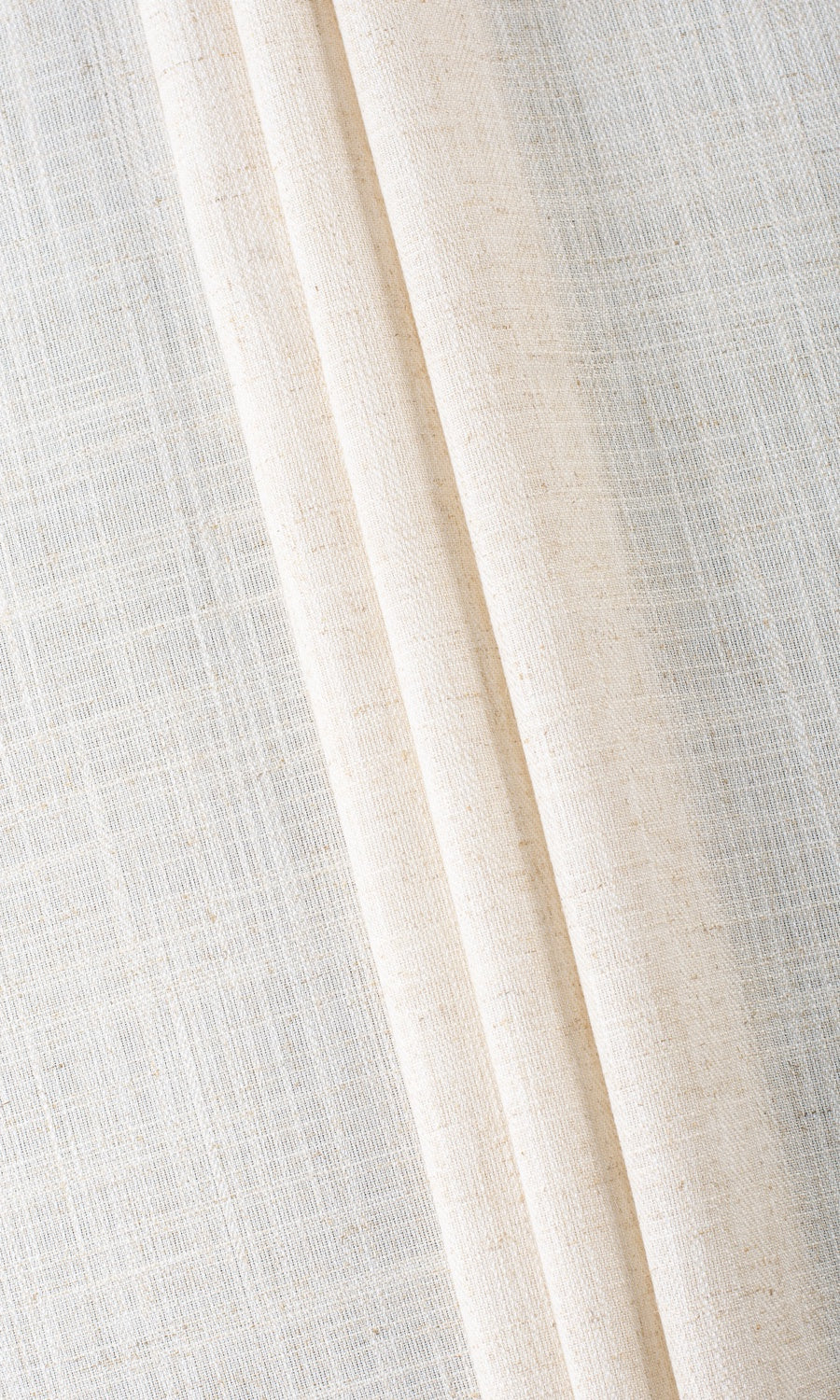 Plain Semi-Sheer Shades (Beige) Extra Long Short Wide