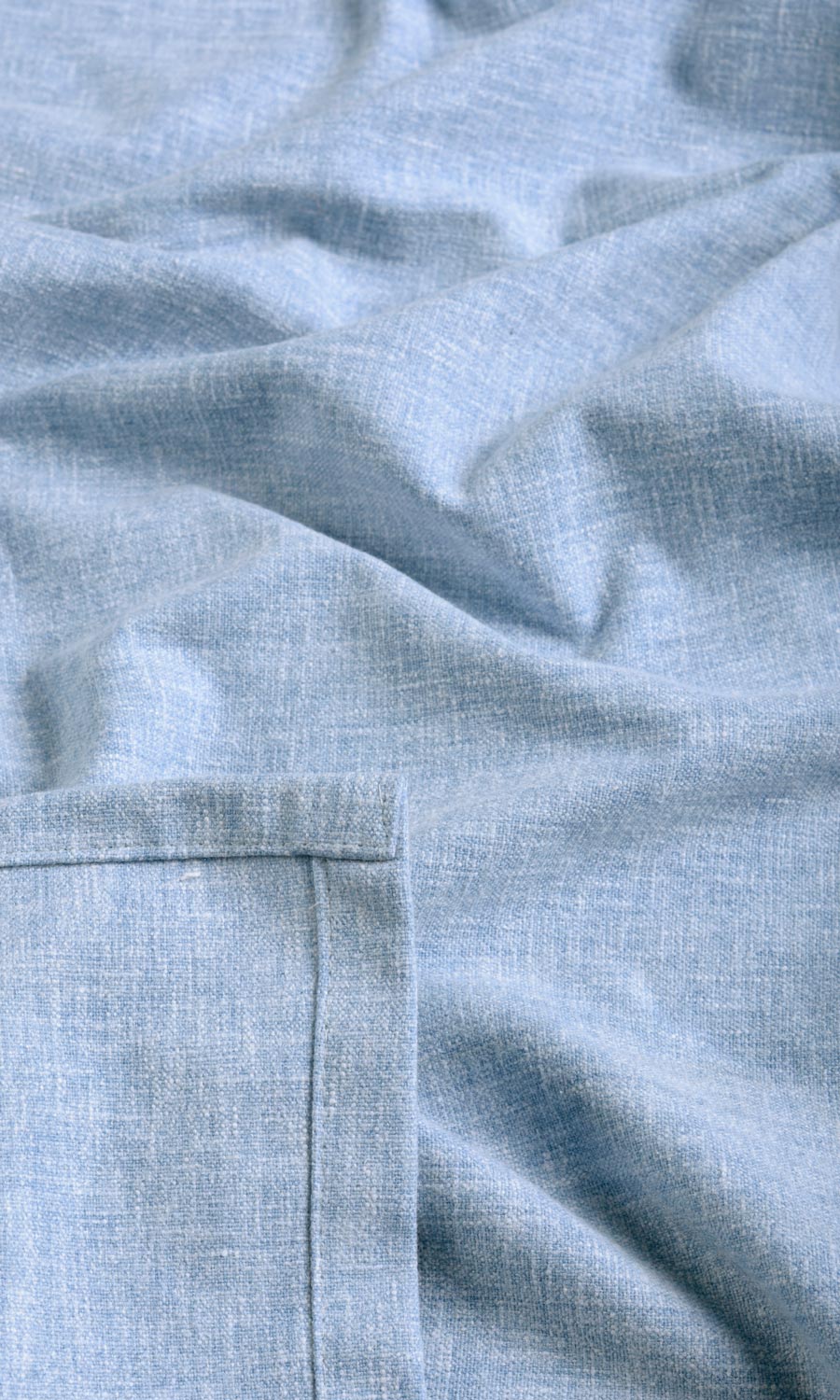 Poly-Cotton Blend Any Size Style Roman Blinds (Blue)