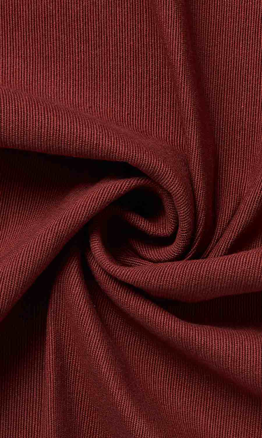 Cotton Home Textile Fabric Material Sample (Burnt Orange)