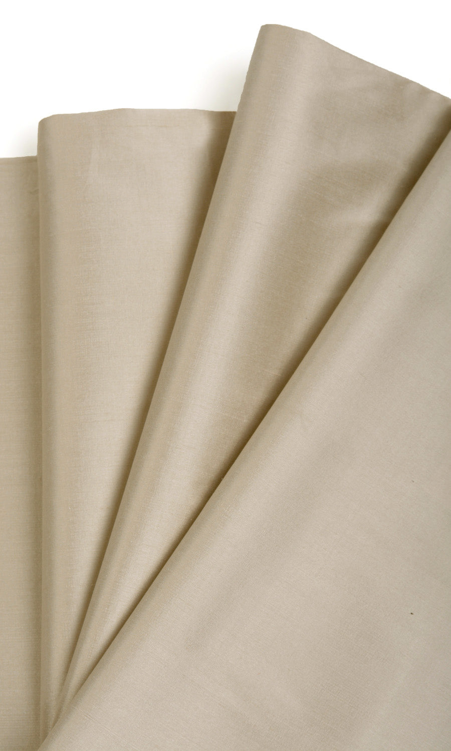 Shantung Silk Blinds (Wheat Beige) Extra Long Short Wide