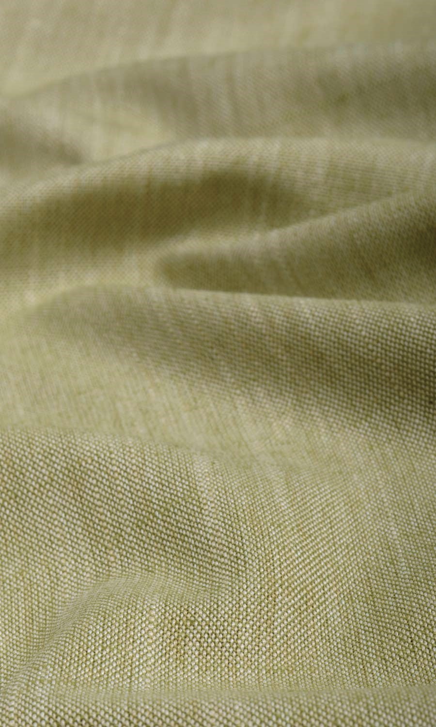 Plain Linen Texture Fabric By the Metre for Roman Blinds & Shades (Green)