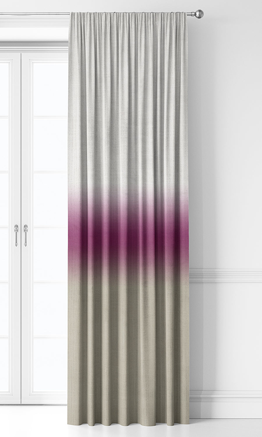 3-Tone Ombre Home Décor Fabric Sample (Pink/ Warm Beige)