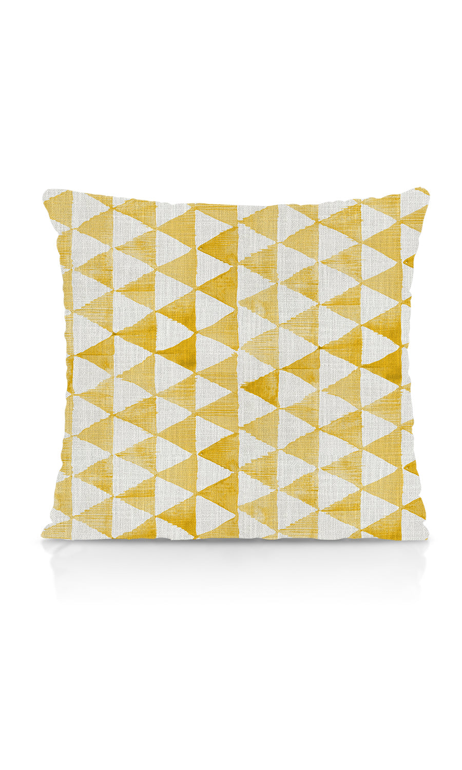 Triagonal Print Flat, Plain, Fake, Faux, European Relaxed Roman Blinds (Yellow)