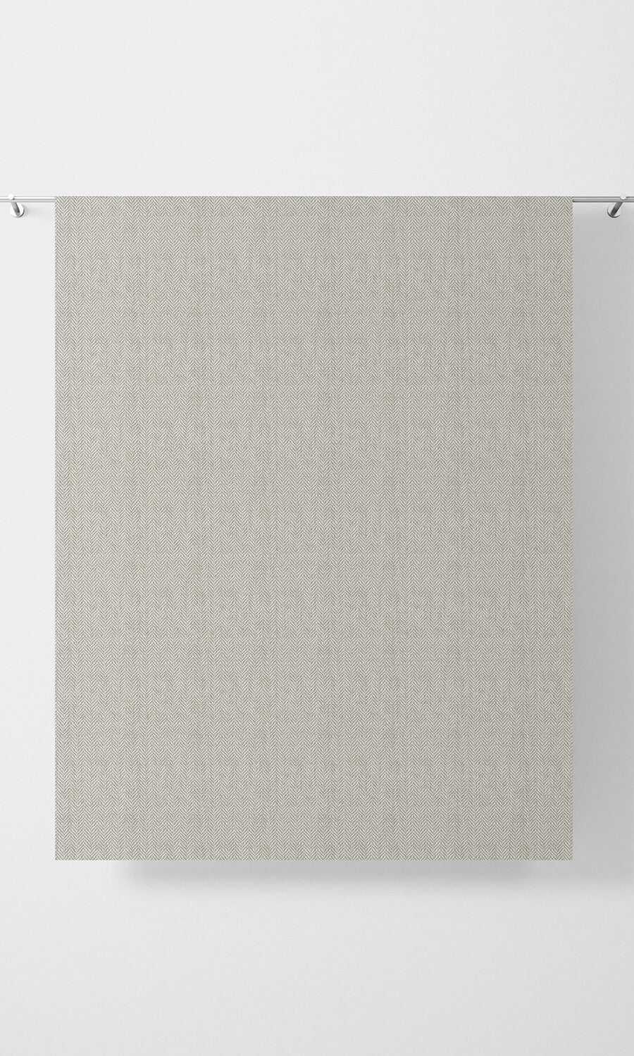 Herringbone Textured Free Fabric Material Sample (Grey)