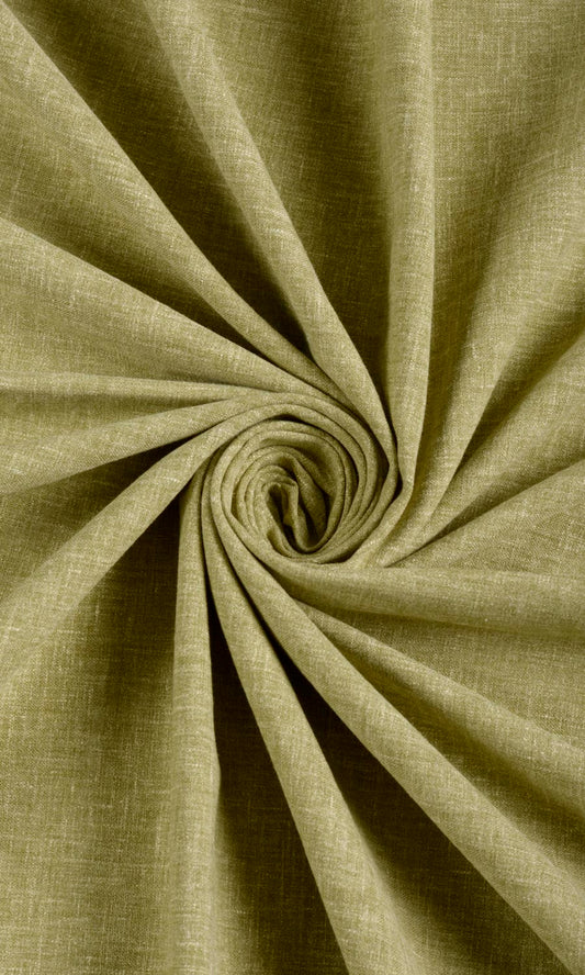 Poly-Cotton Blend Home Décor Fabric By the Metre (Olive Green)