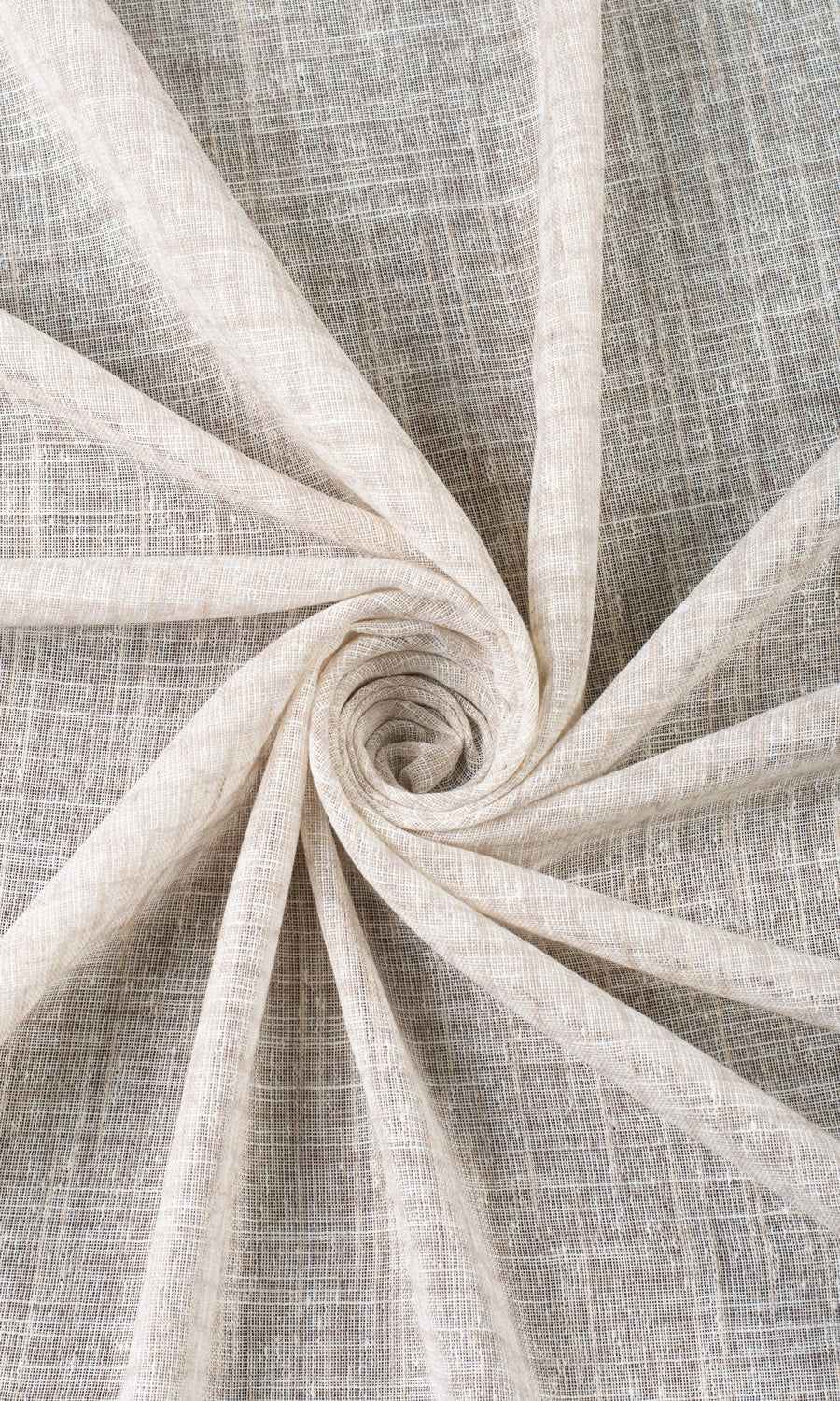 Checked Sheer Roman Blinds & Window Shades (Cream/ Pale Beige)