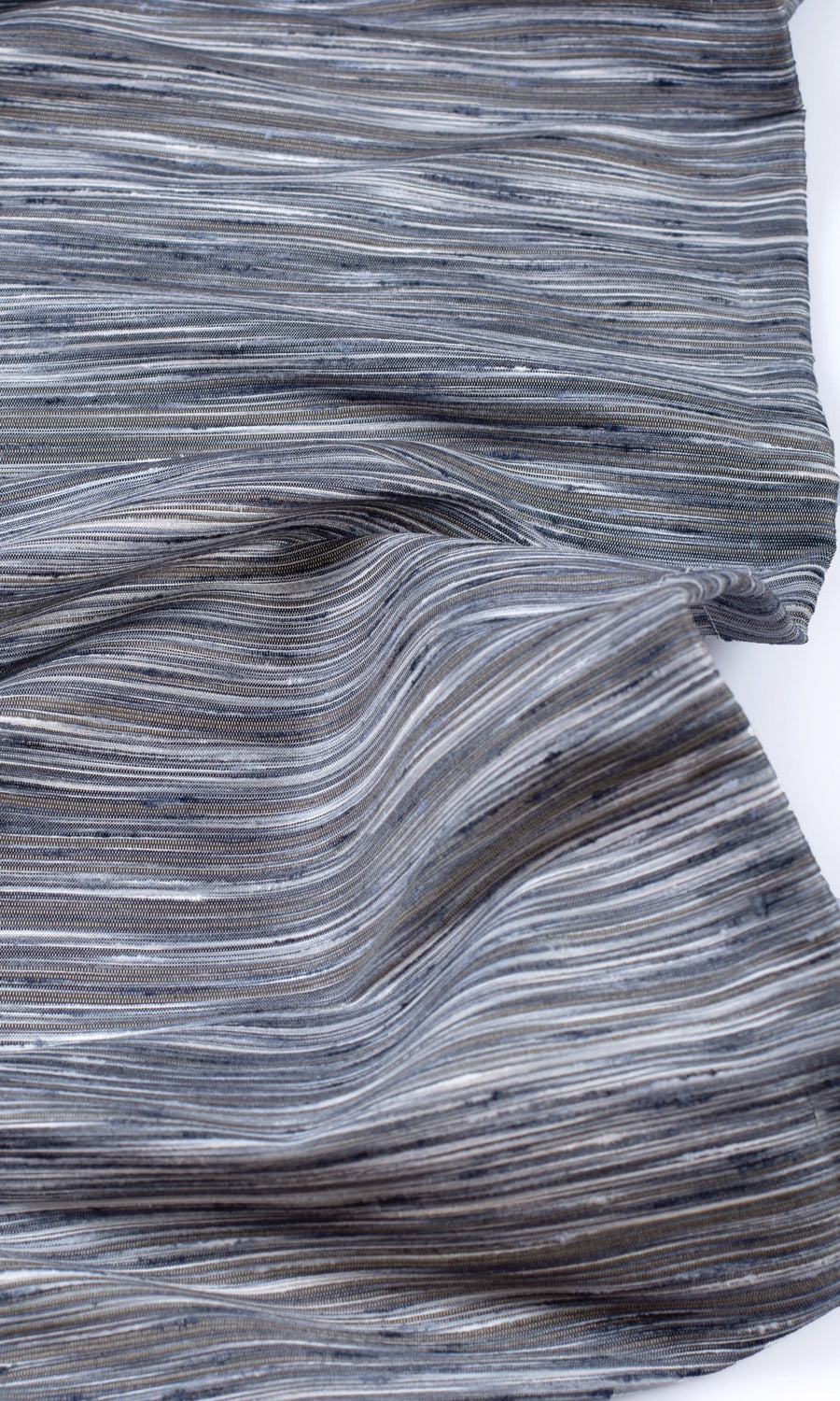 Faux Silk Made-to-Measure Roman Blinds (Grey/ Blue/ Black)