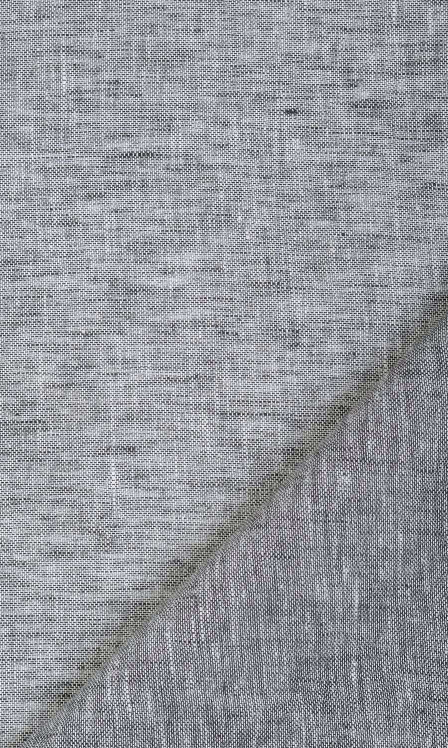 Linen Sheer Fabric Blinds (Grey) Extra Long Short Wide