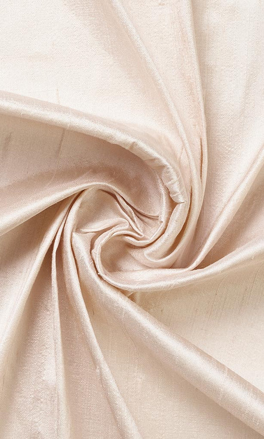 Dupioni Silk Home Décor Fabric Sample (Peach/ Coral Pink)