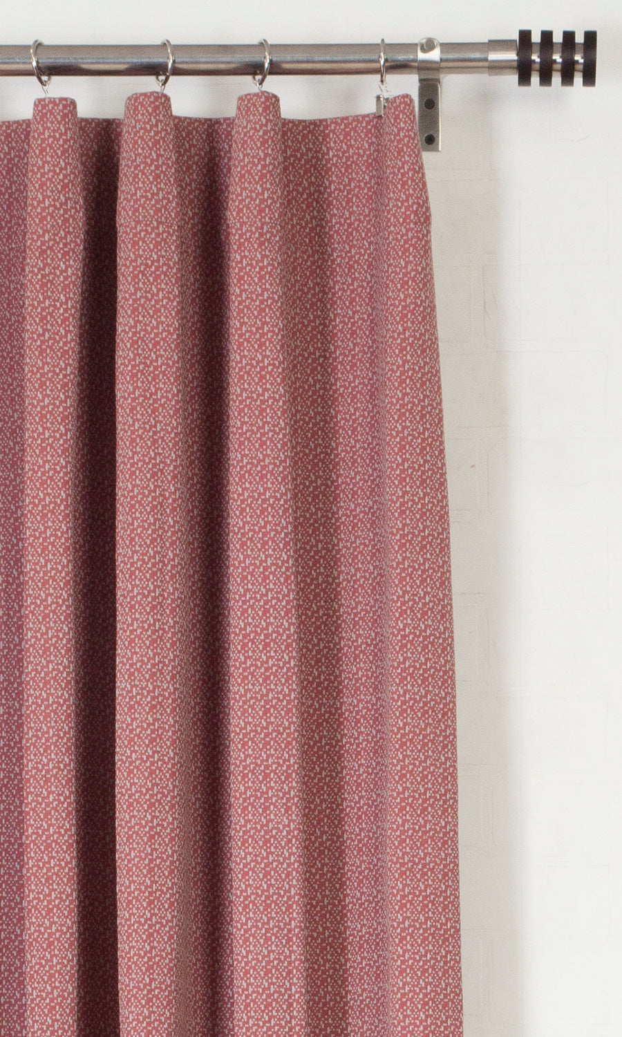 Cotton Home Textile Fabric Material By the Metre (Pink/ Grey)