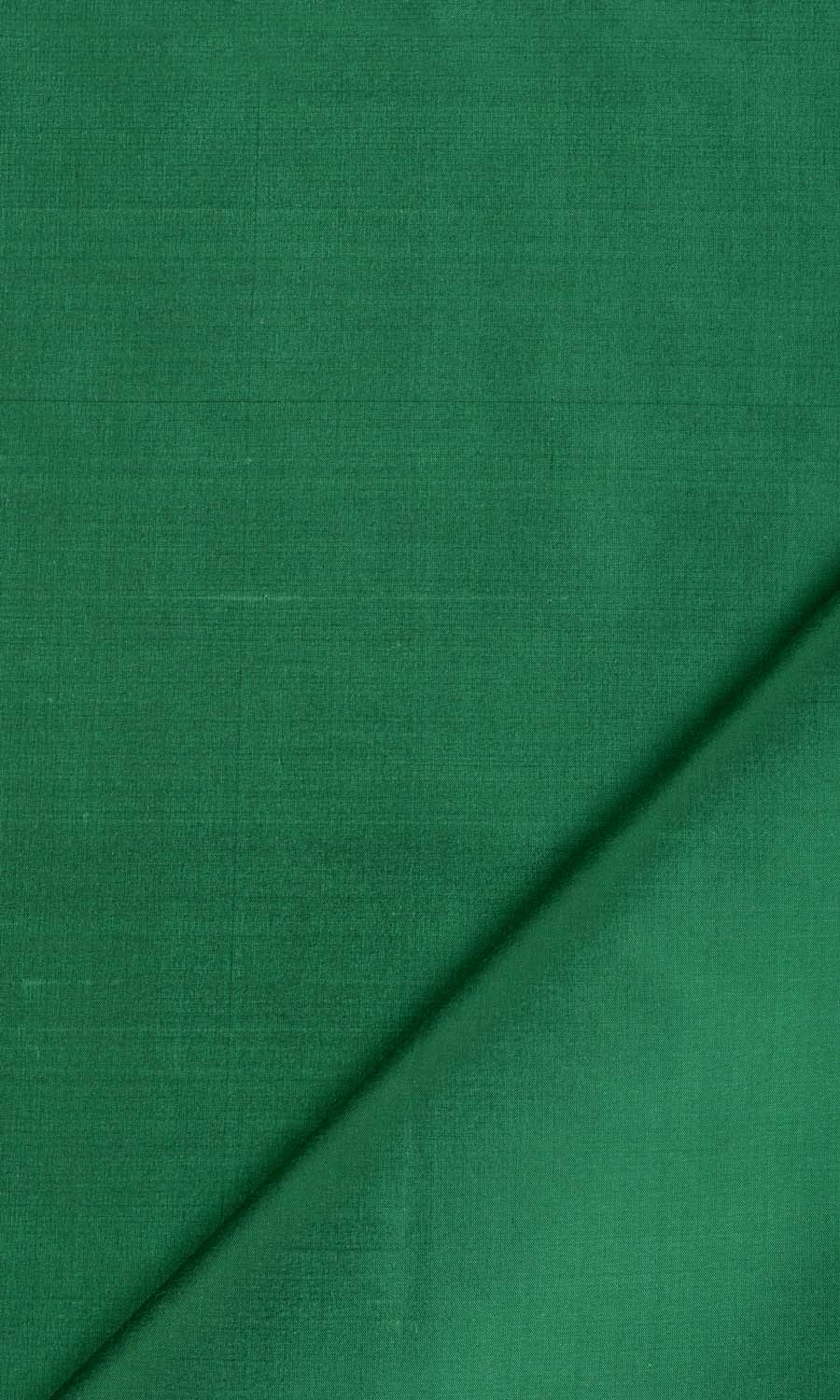 Shantung Silk Made-to-Measure Roman Blinds (Emerald Green)