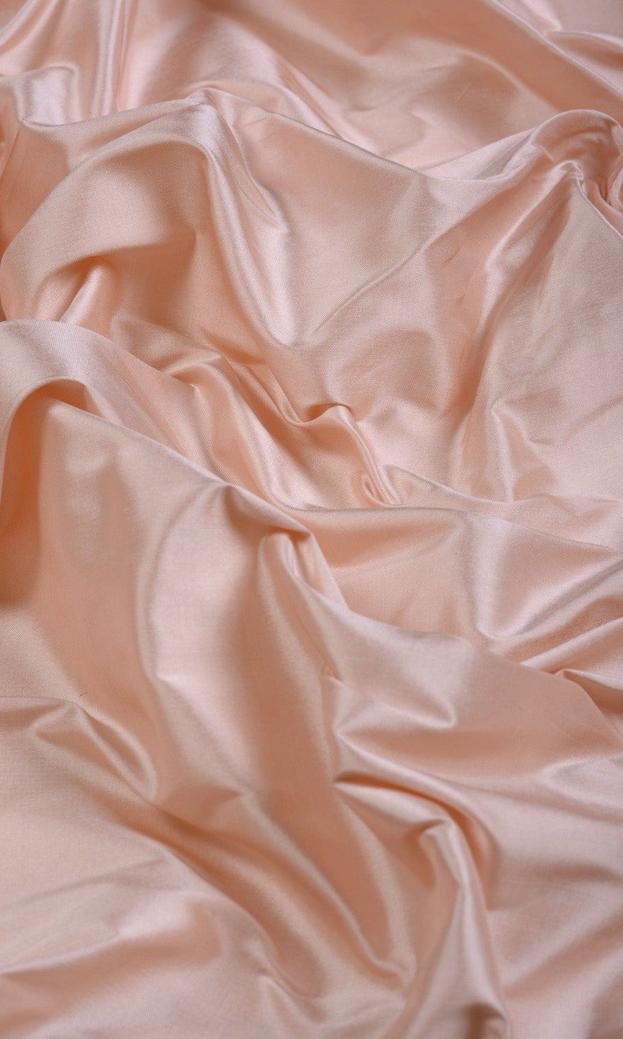 Shantung Silk Flat, Plain, Fake, Faux, European Relaxed Roman Blinds (Blush Pink/ Peach)
