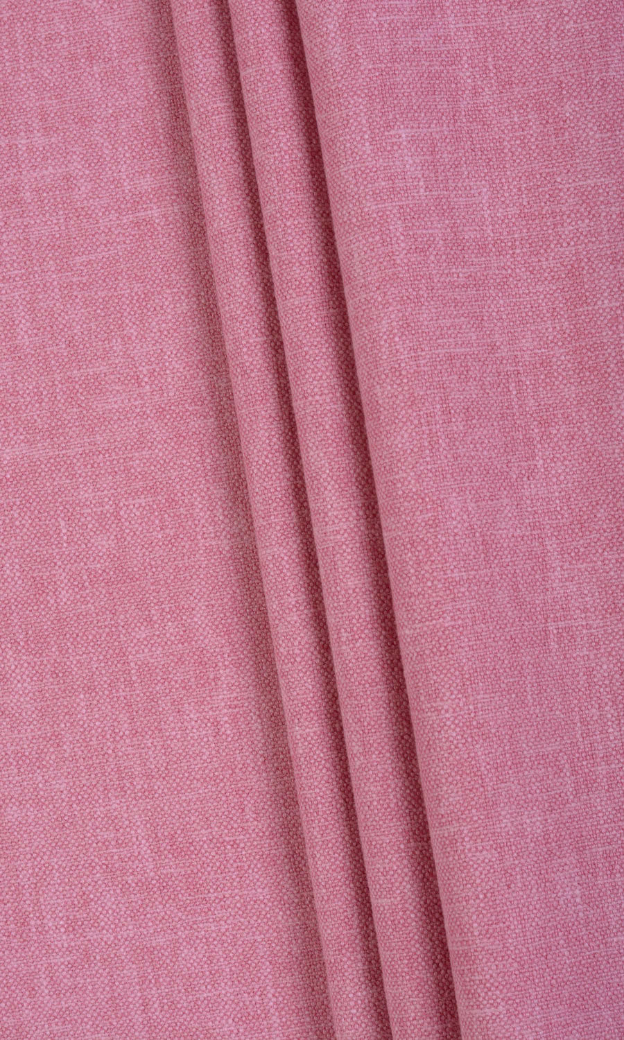 Linen-Blend Fabric Sample for Roman Blinds & Shades (Watermelon Pink)