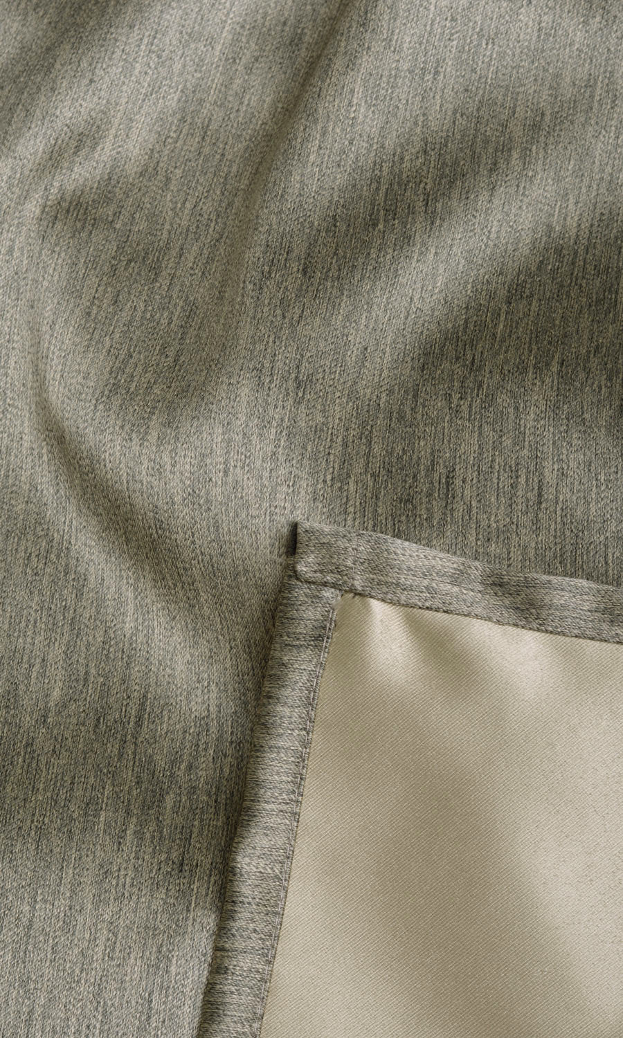Blackout Flat, Plain, Fake, Faux, European Relaxed Roman Blinds (Grey/ Brown)
