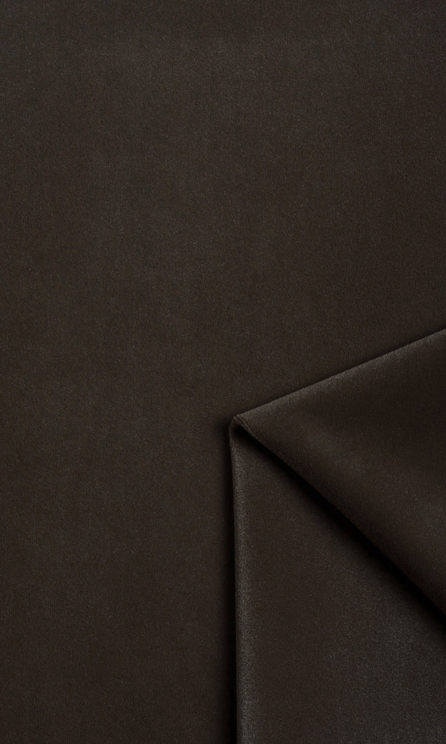 Velvet Window Treatments Fabric Sample (Coffee Brown)