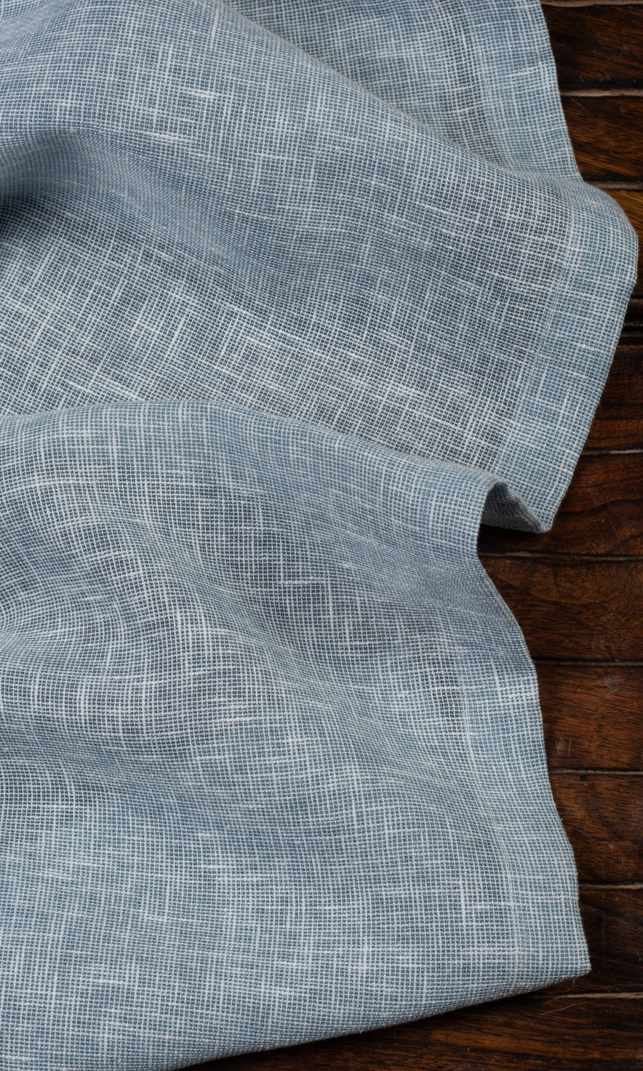 Textured Sheer Roman Blinds & Window Shades (Blue)