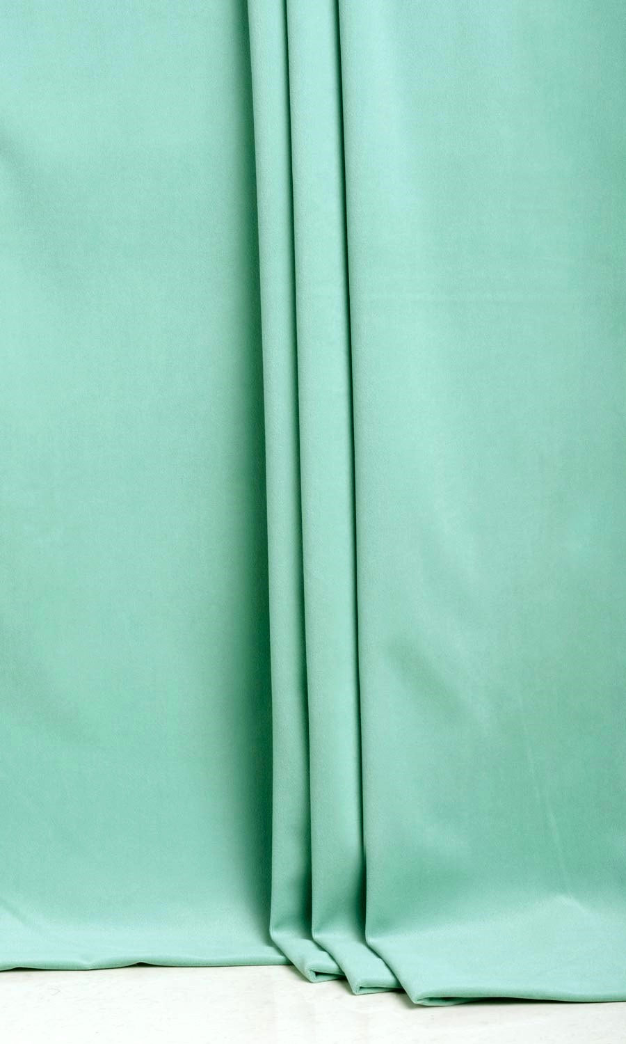 Velvet Made-to-Measure Roman Blinds (Seafoam Green)