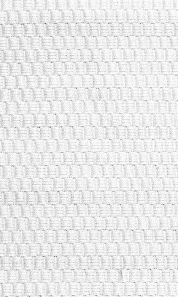 Cotton Flat, Plain, Fake, Faux, European Relaxed Roman Blinds (White/ Ivory)