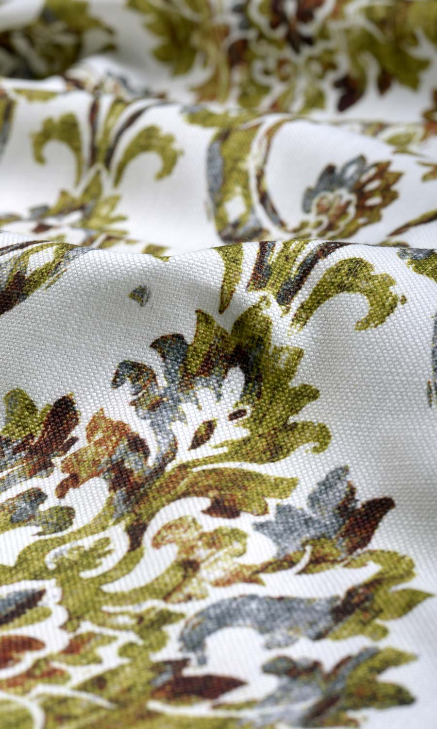 Damask / Patterned / Printed / Floral / Paisley Window Treatments Fabric Sample
