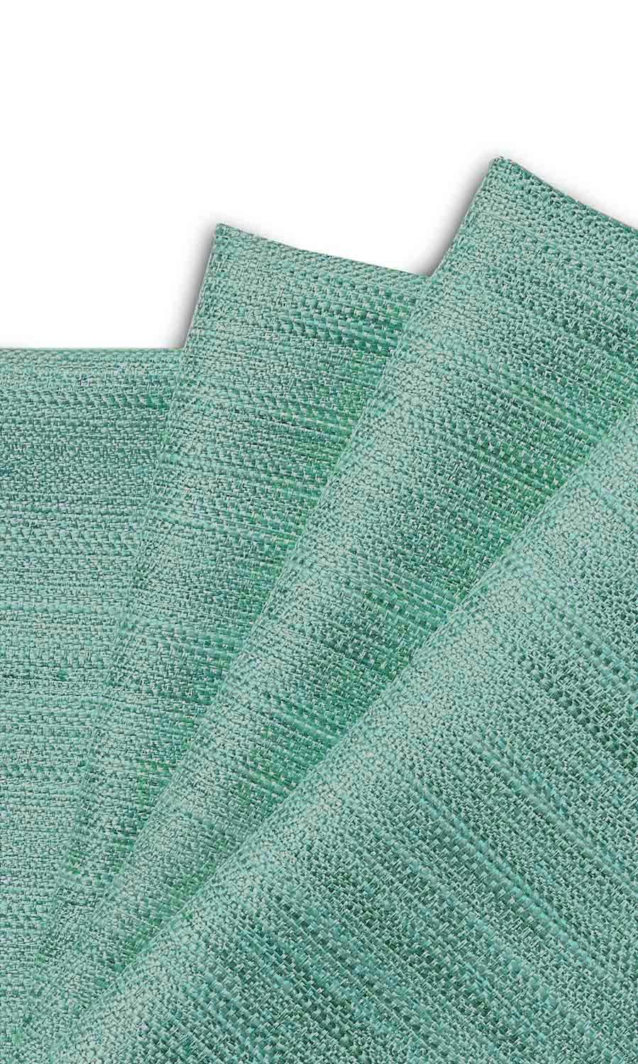 Faux Silk Flat, Plain, Fake, Faux, European Relaxed Roman Blinds (Mint Green)