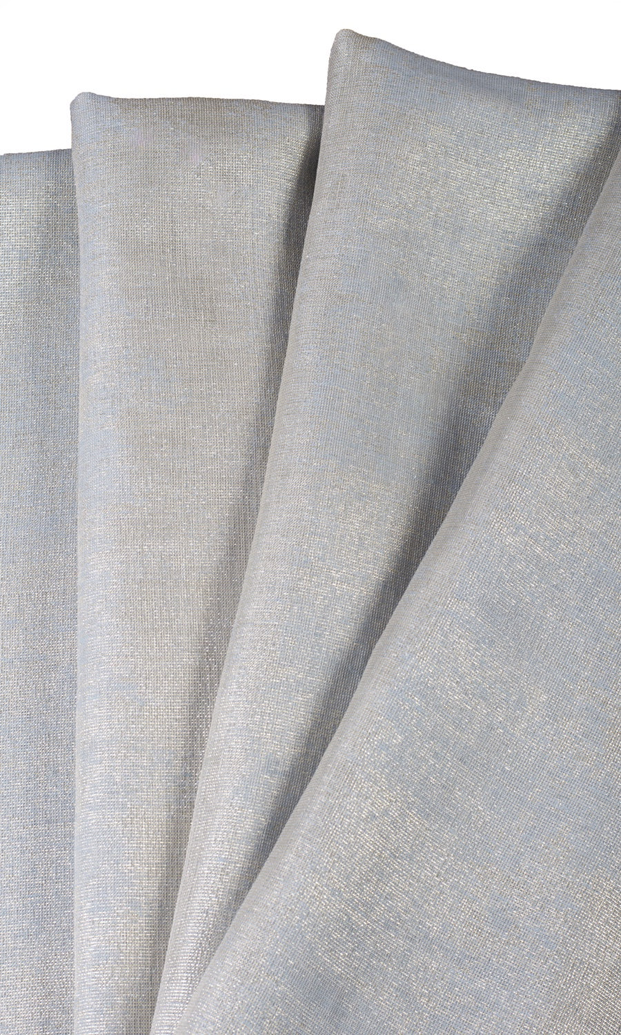 Metallic Accents Semi-Sheer Made-to-Measure Roman Blinds (Gray/ Gold)