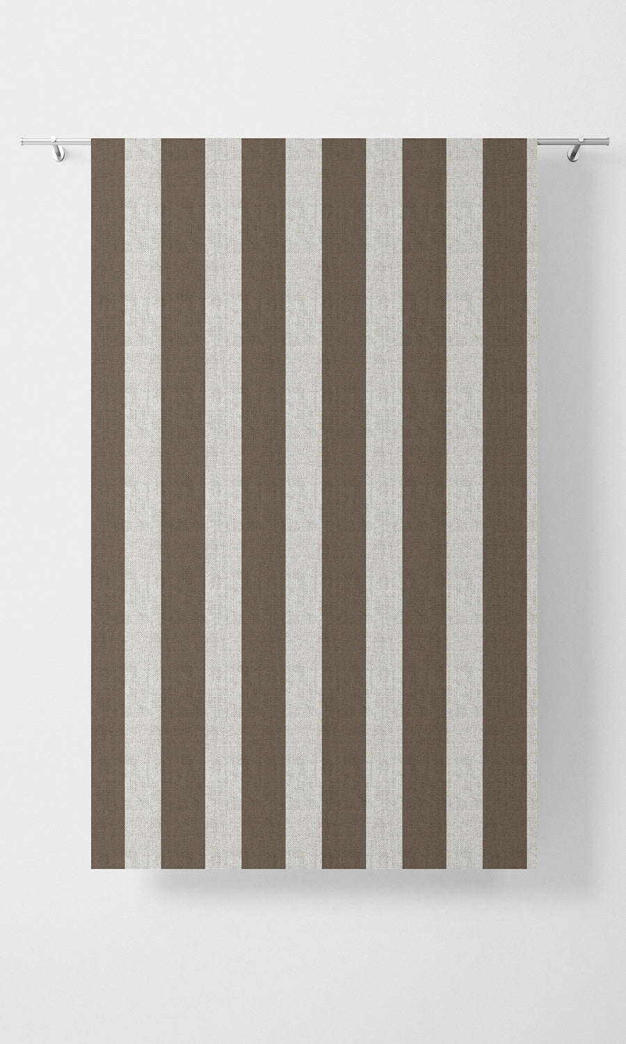 Geometric Print Home Textile Fabric Material Sample (Brown/ White)