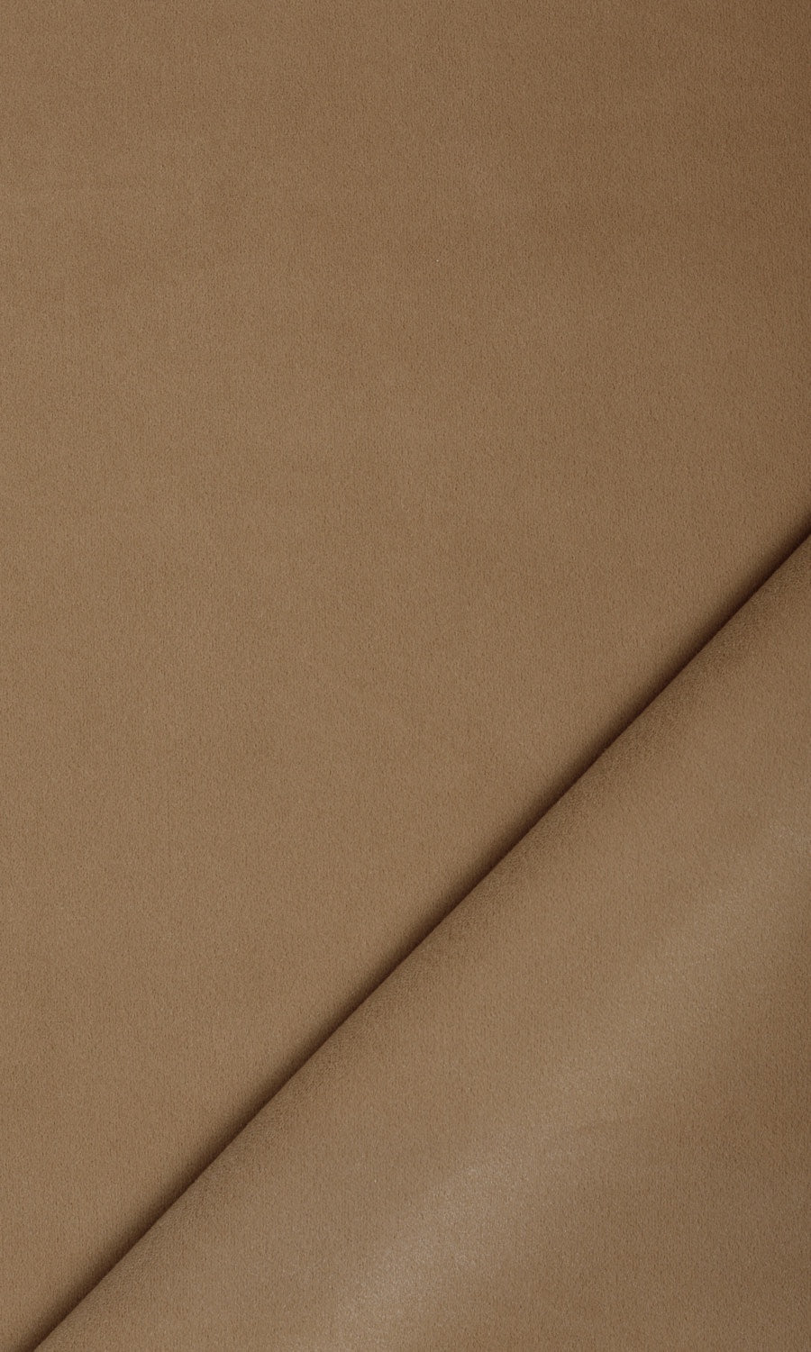 Velvet Home Textile Fabric Material Sample (Burnt Orange/ Brown)