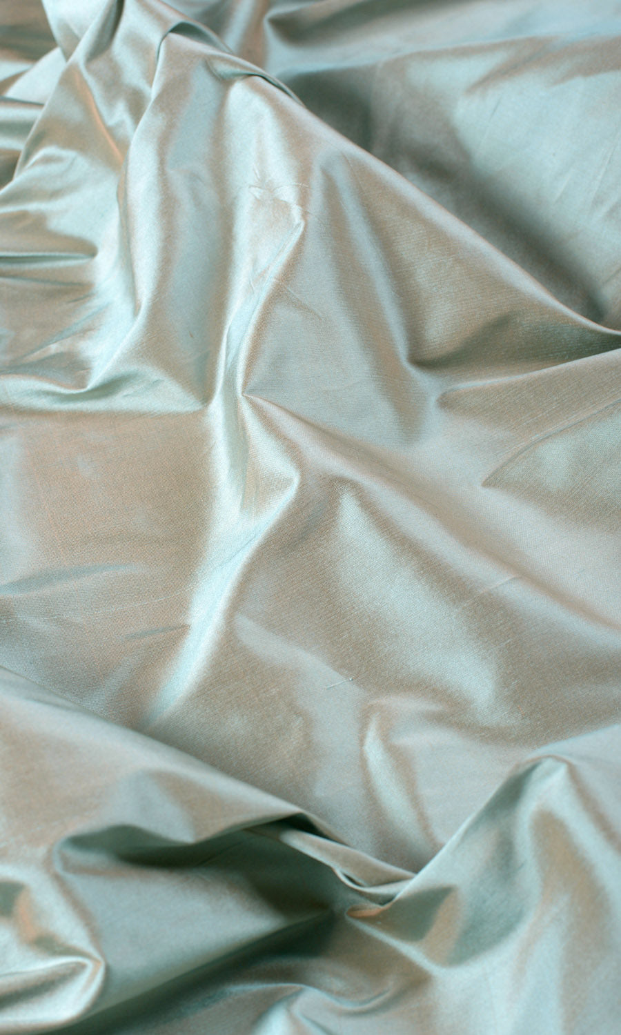 Shantung Silk Roman Blinds & Window Shades (Turquoise/ Bronze)
