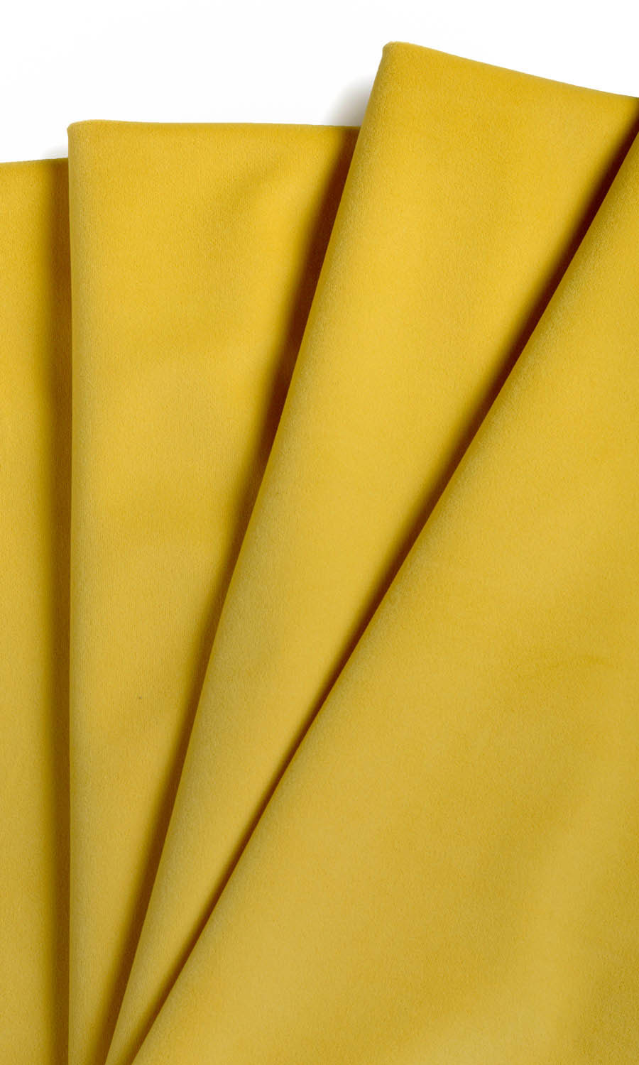 Velvet Made-to-Measure Roman Blinds (Yellow)