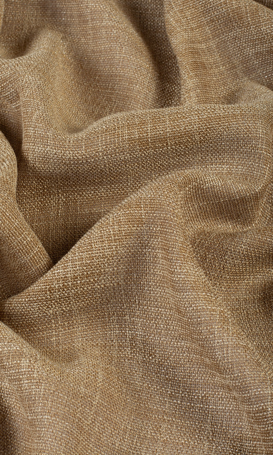 Textured Sheer Made-to-Measure Roman Blinds (Peanut Brown)