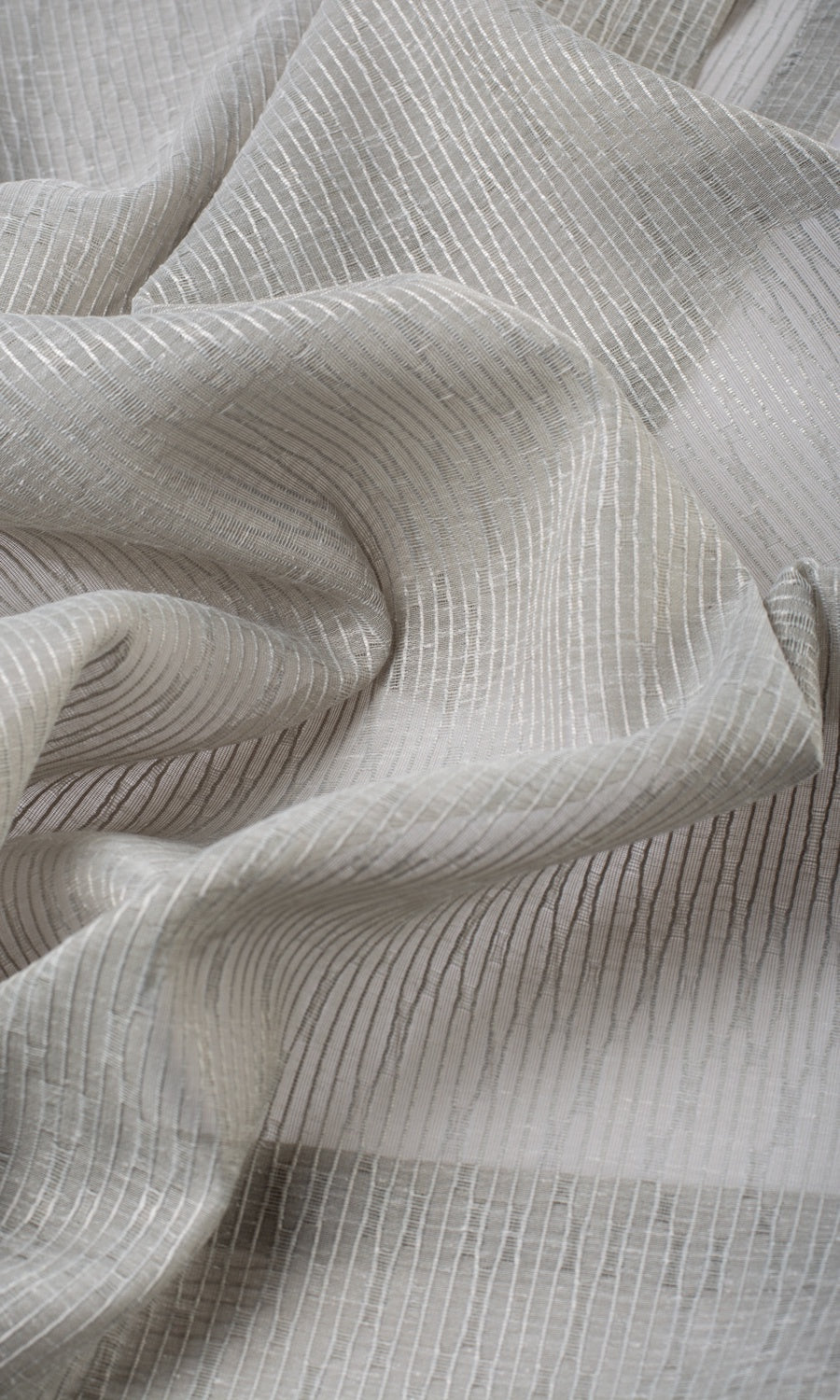 Textured Sheer Roman Shades (Warm Gray) Extra Long Short Wide
