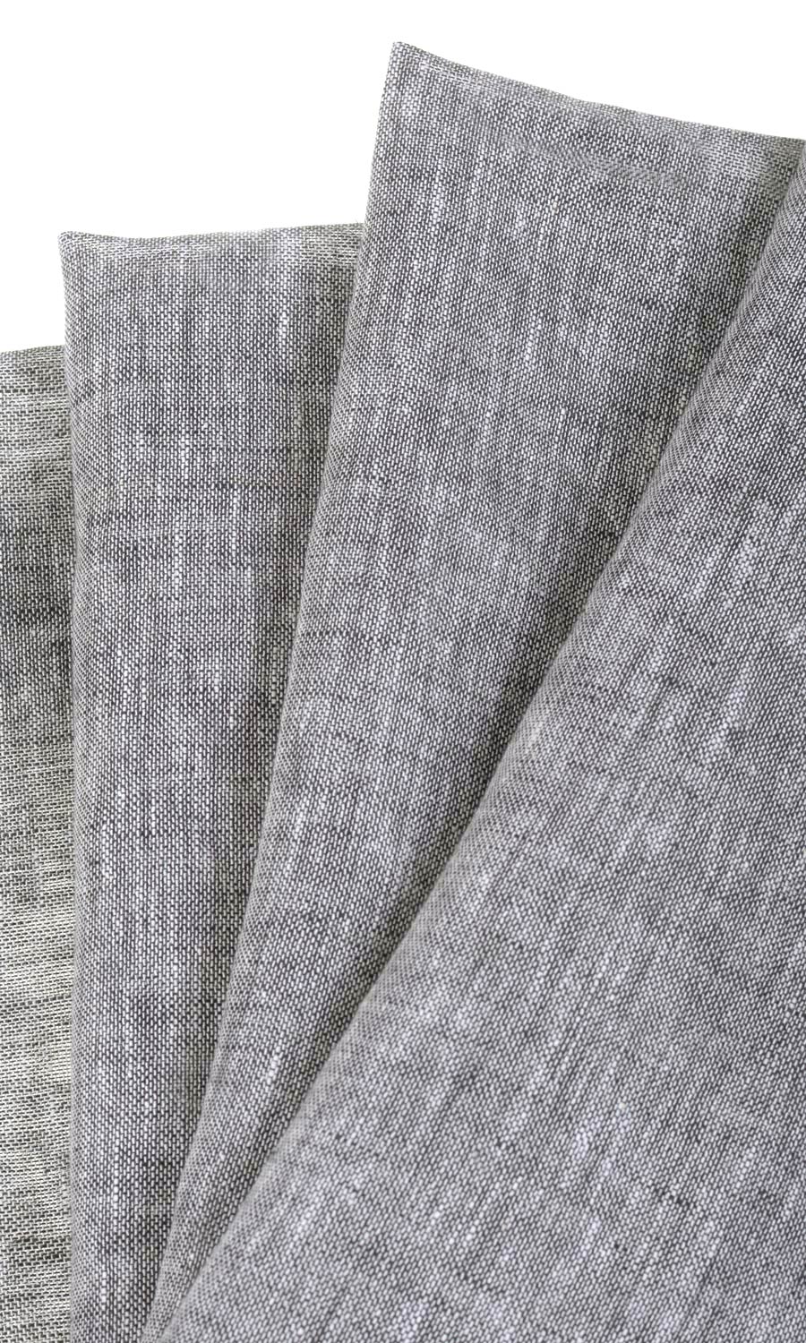 Linen Sheer Any Size Style Roman Blinds (Grey)