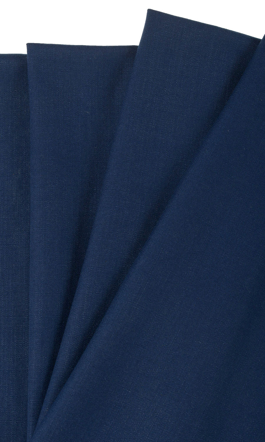 Plain Cotton Home Textile Fabric Material Sample (Navy Blue)