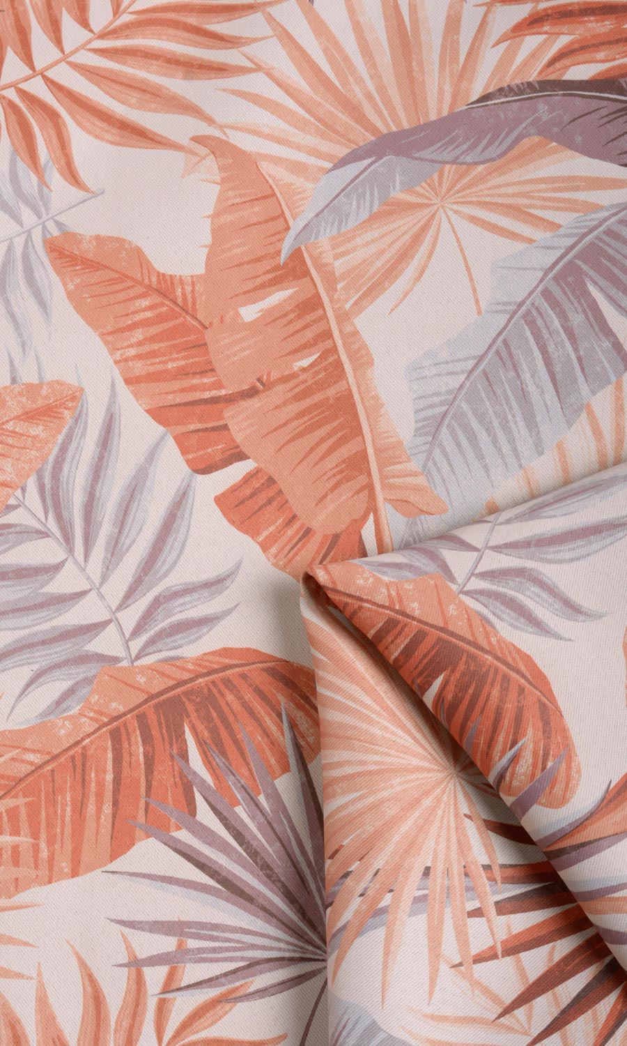 Botanical Floral Roman Blinds (Burnt Orange) Extra Long Short Wide