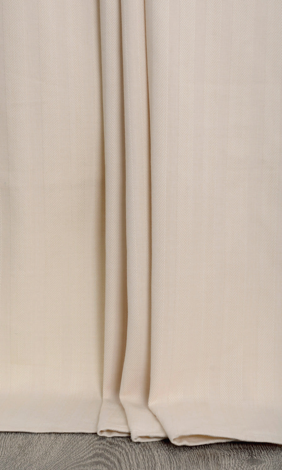 Cotton Window Treatments Fabric Sample (Ivory Cotton)