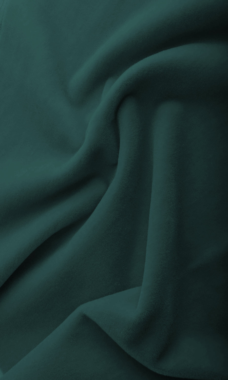 Velvet Home Textile Fabric Material Sample (Teal Blue)