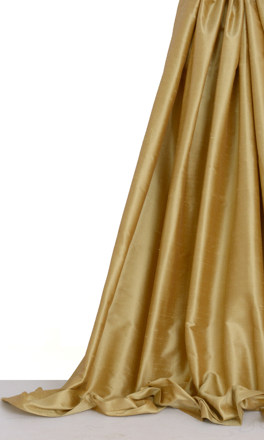 Shantung Silk Window Treatments Fabric By the Metre (Biscotti Yellow)