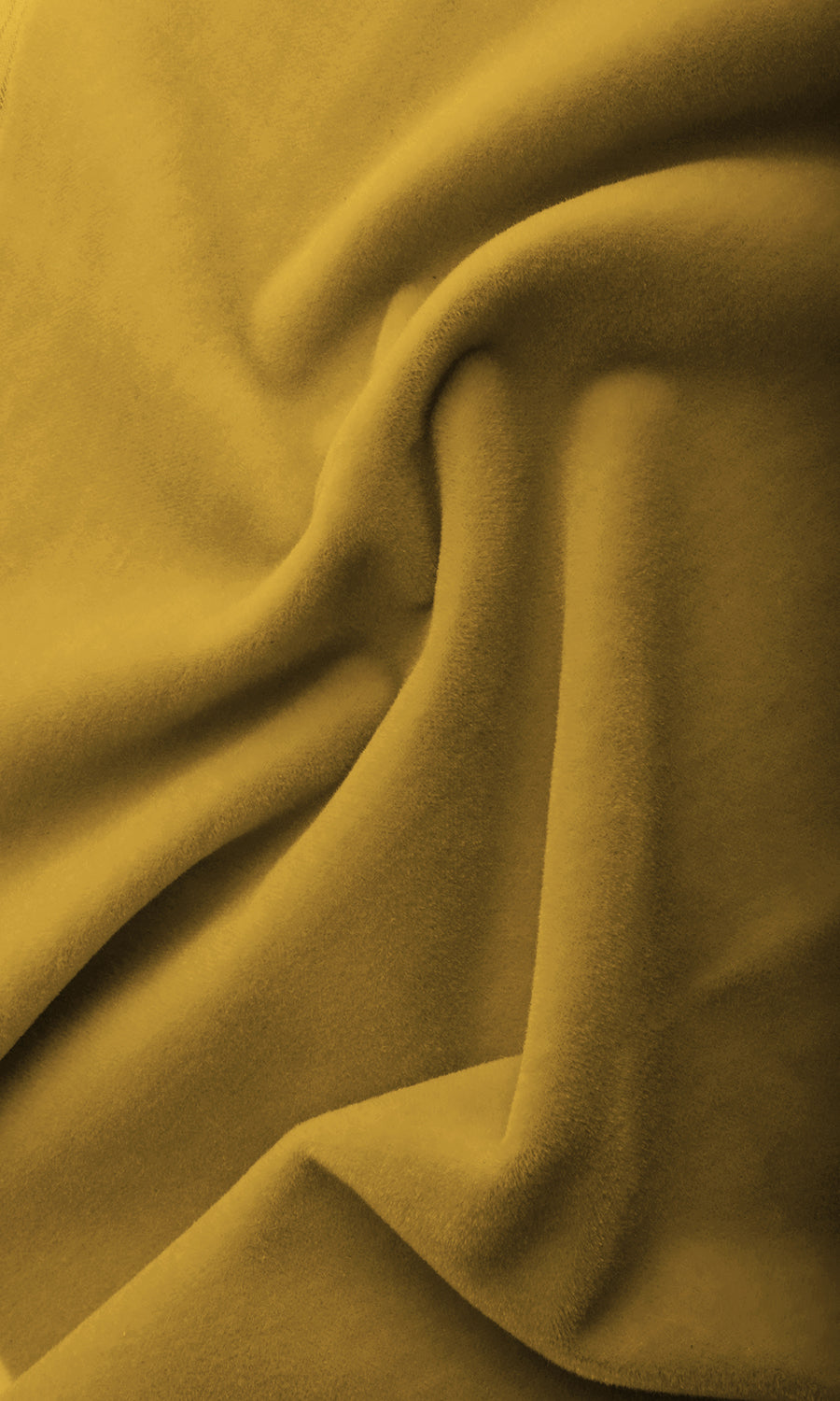 Velvet Flat, Plain, Fake, Faux, European Relaxed Roman Blinds (Deep Yellow/ Mustard)