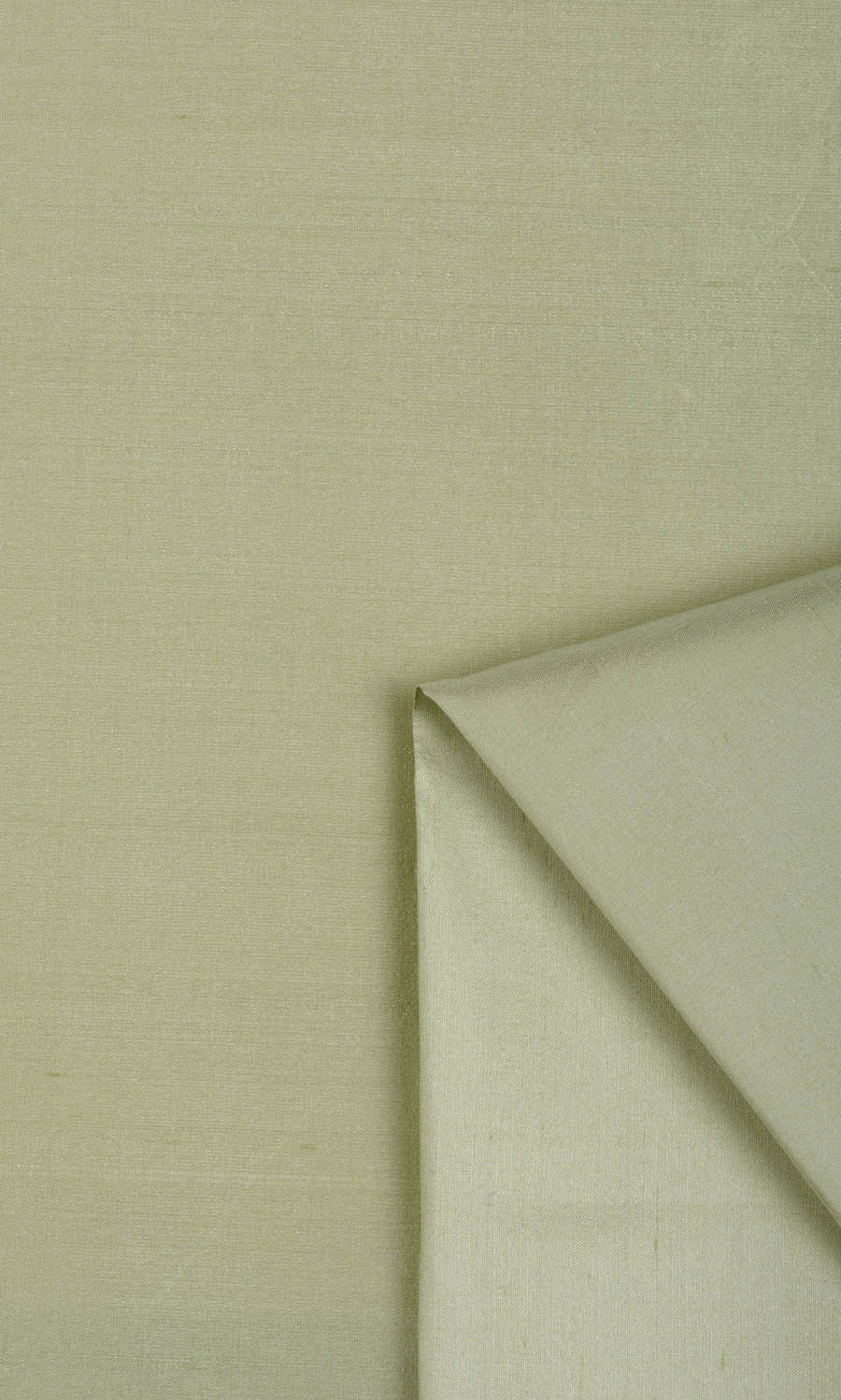 Shantung Silk Fabric Material By the Metre (Olive/ Sage Green)