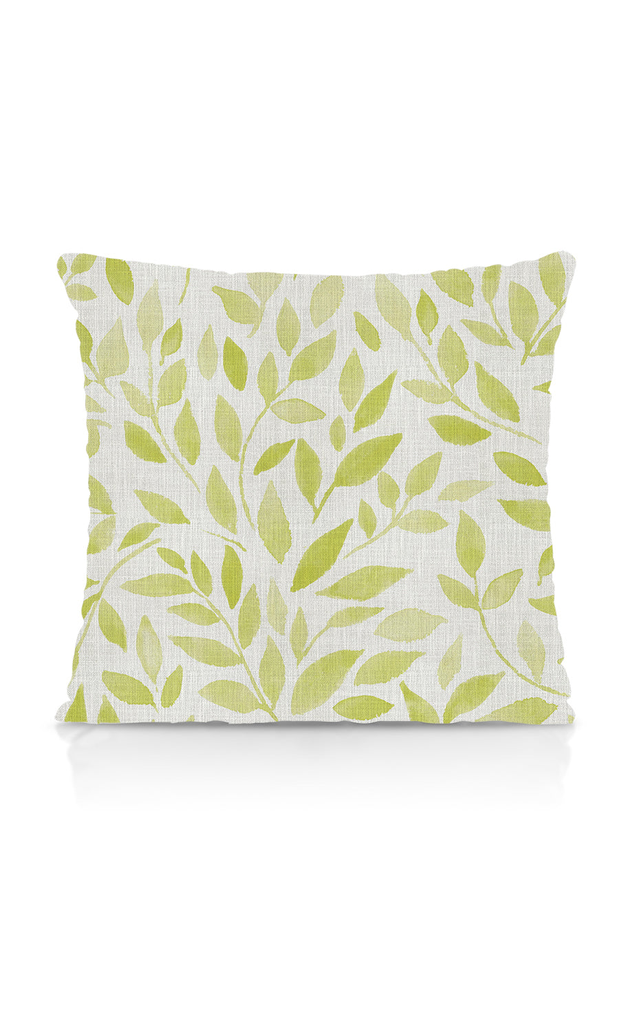 Botanical Print Home Textile Fabric Material Sample (White/ Green)
