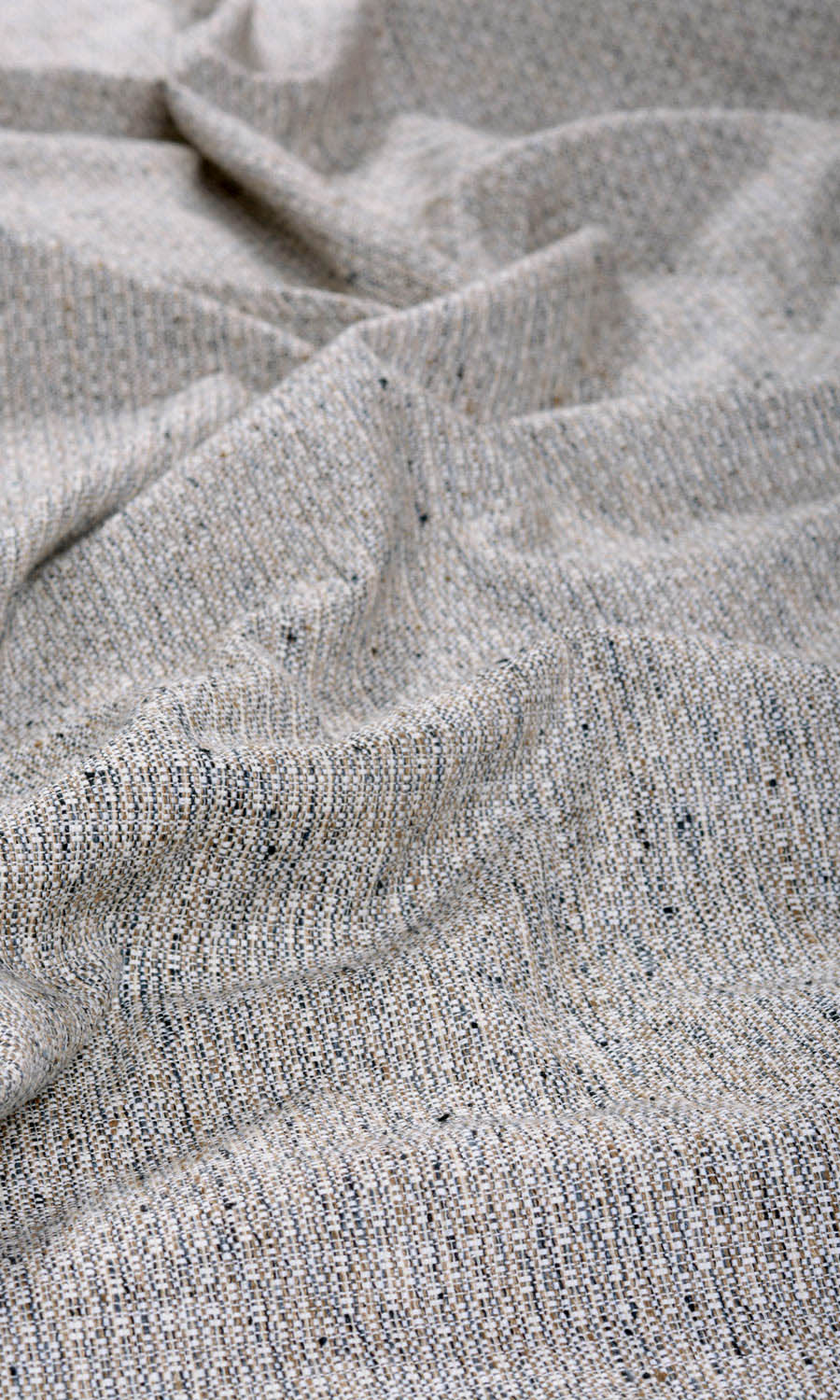 Textured  Free Fabric Material Sample (Beige/ Brown)