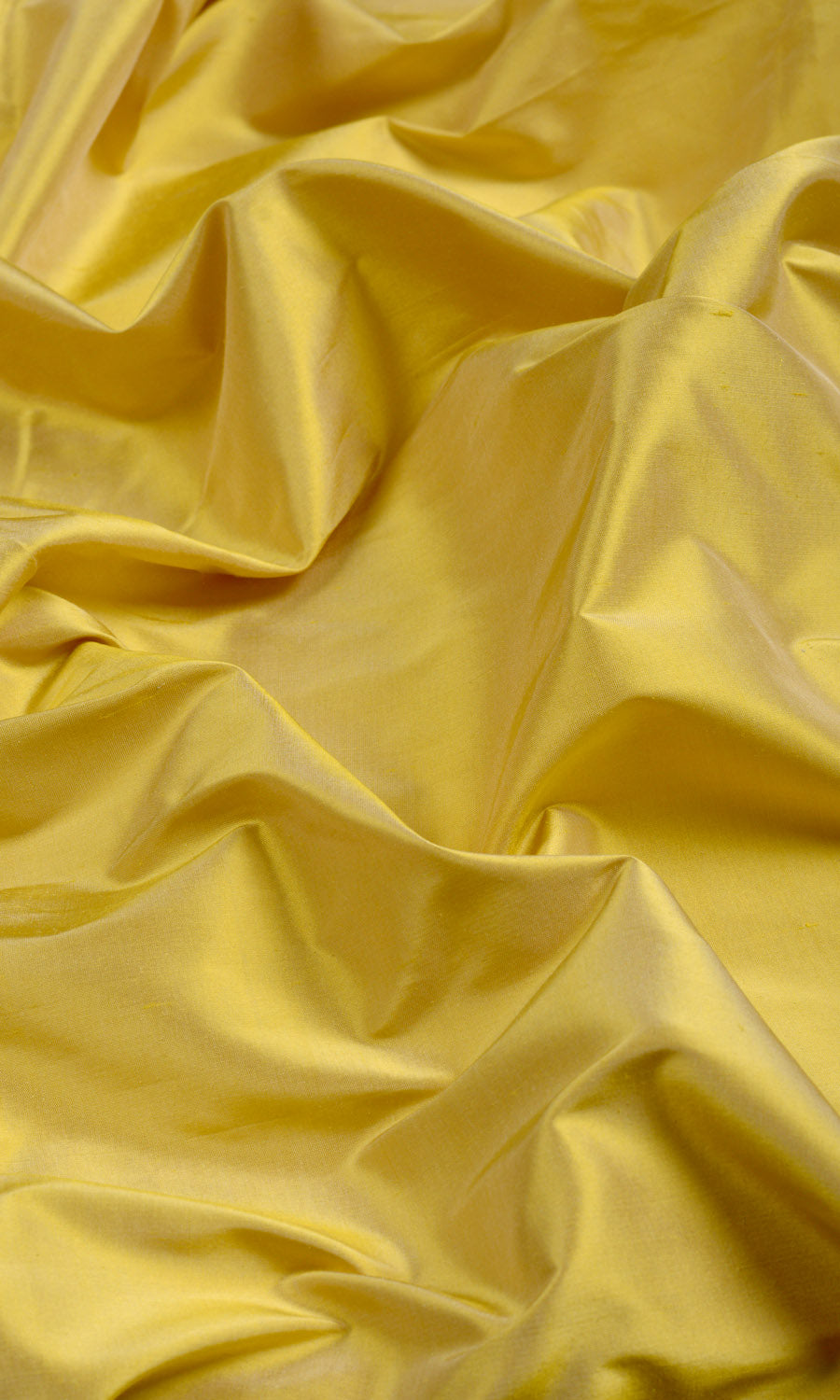 Shantung Silk Home Textile Fabric Material By the Metre (Yellow)