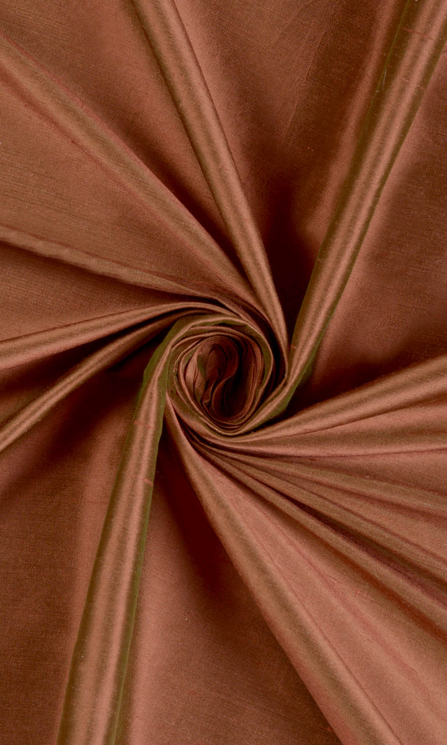 Shantung Silk Home Décor Fabric By the Metre (Deep Orange)