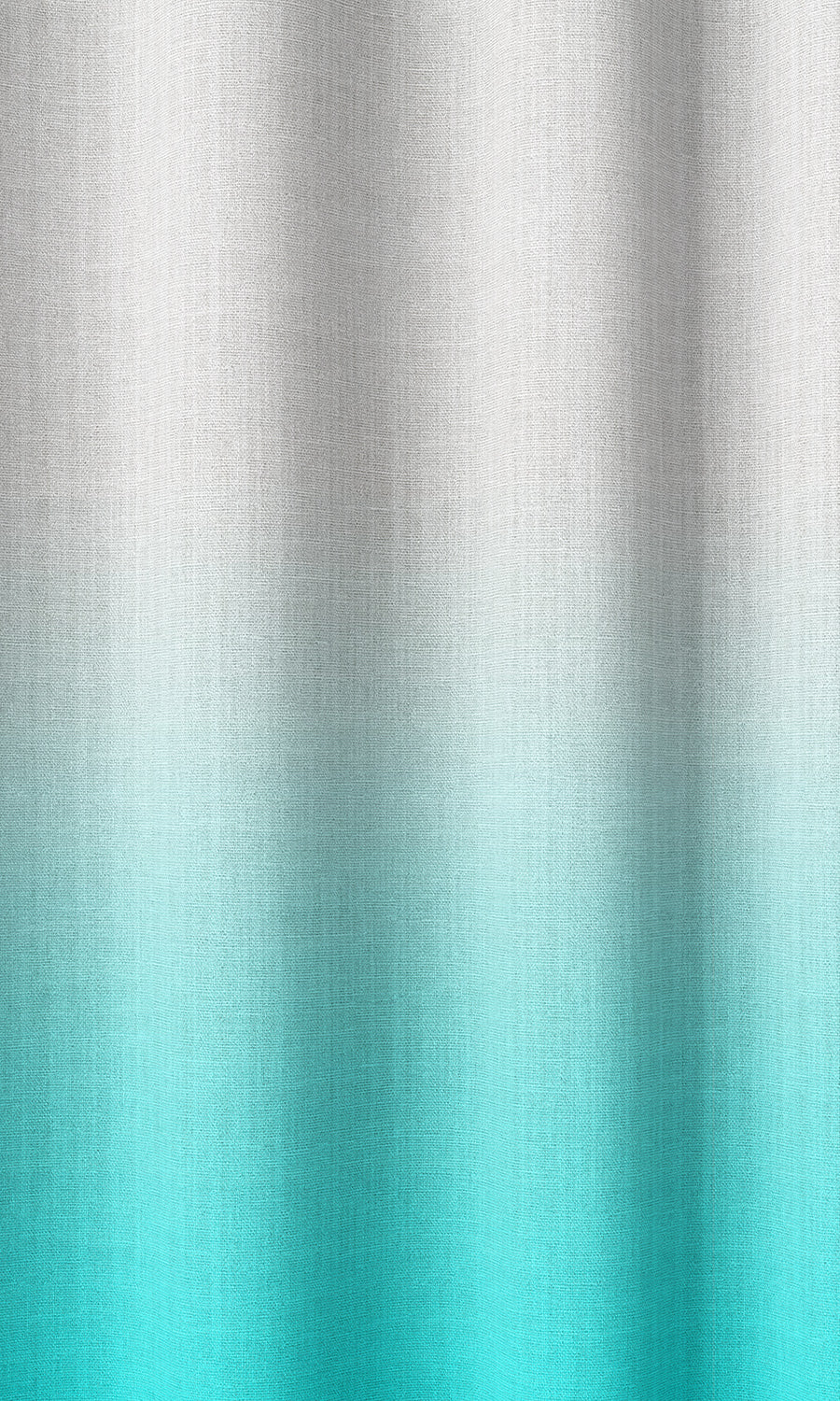 2-Tone Ombre Flat, Plain, Fake, Faux, European Relaxed Roman Blinds (White/ Blue)